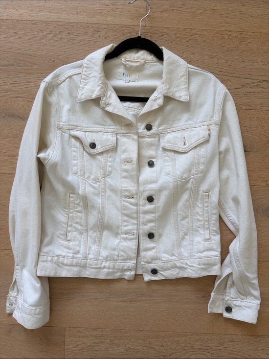 Rails Jackets & Blazers - Rails Cream Denim Jacket - Women's